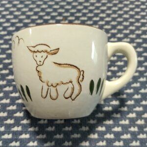 Stangl Kiddieware Vintage Hand Painted Little Boy Blue Cup (1960)